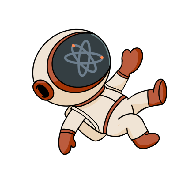 Atom character falling